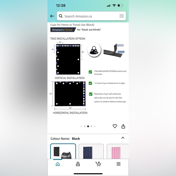 Blackout Blind for baby/ kid’s room. - Picture 2 of 5